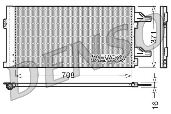 Denso Airco condensor DCN07002