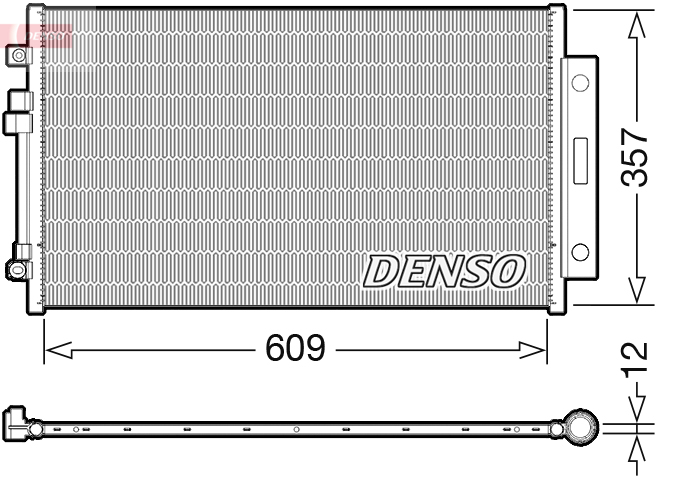 Denso Airco condensor DCN09004