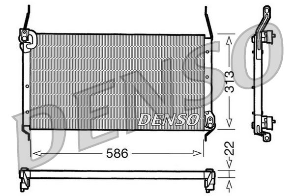 Denso Airco condensor DCN09017