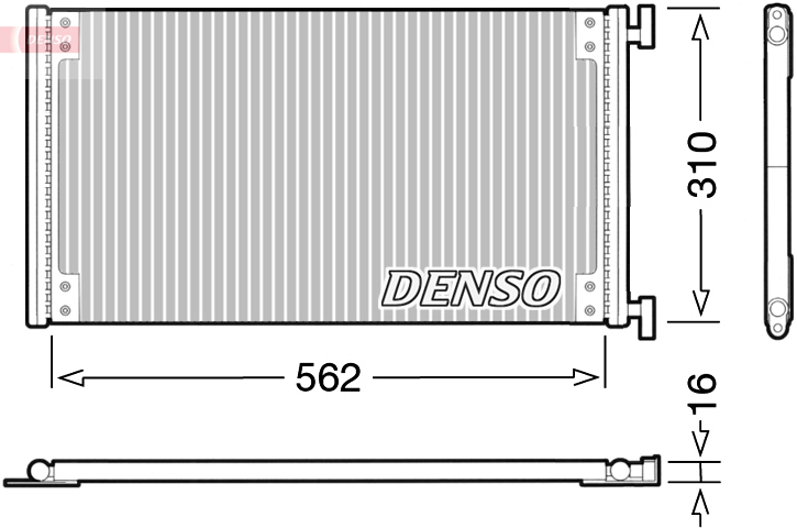 Denso Airco condensor DCN09040