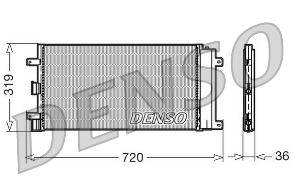 Denso Airco condensor DCN09042