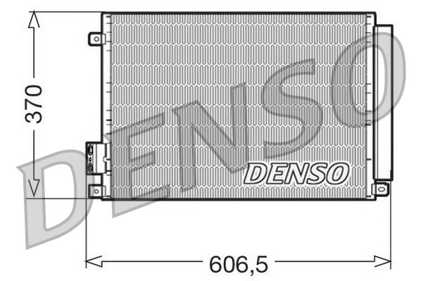 Denso Airco condensor DCN09045