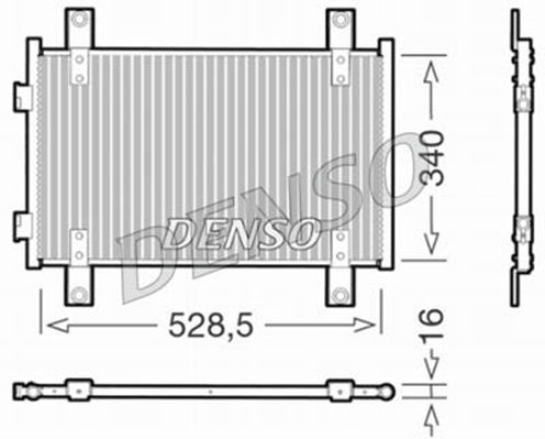 Denso Airco condensor DCN09051