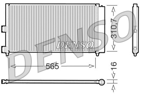 Denso Airco condensor DCN09070