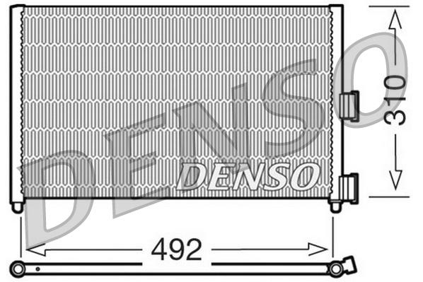 Denso Airco condensor DCN09071