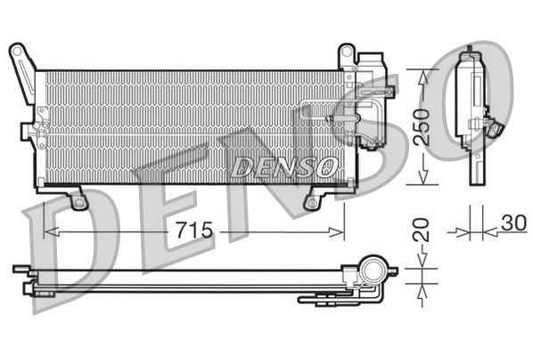 Denso Airco condensor DCN09094