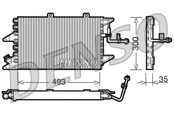 Denso Airco condensor DCN09096