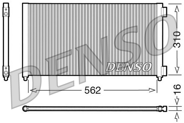 Denso Airco condensor DCN09102