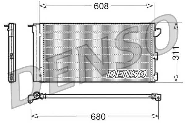 Denso Airco condensor DCN09105