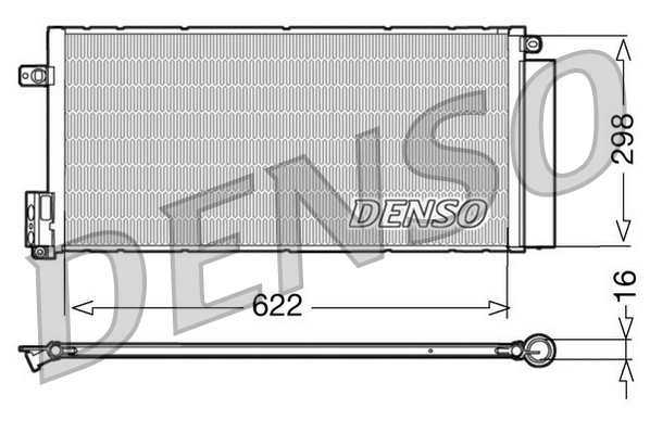 Denso Airco condensor DCN09110