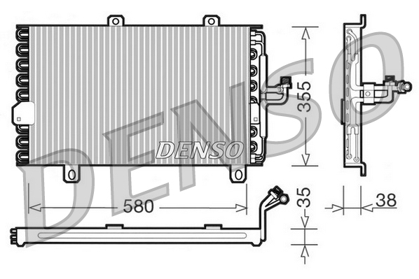 Denso Airco condensor DCN09142