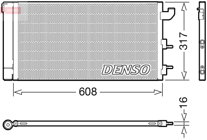 Denso Airco condensor DCN09144