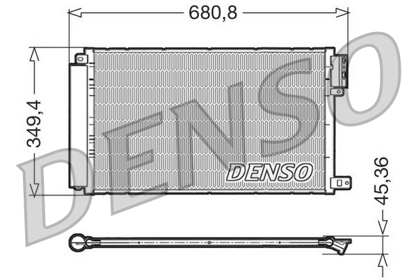 Denso Airco condensor DCN09300