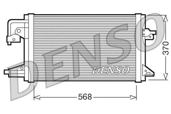 Denso Airco condensor DCN10001