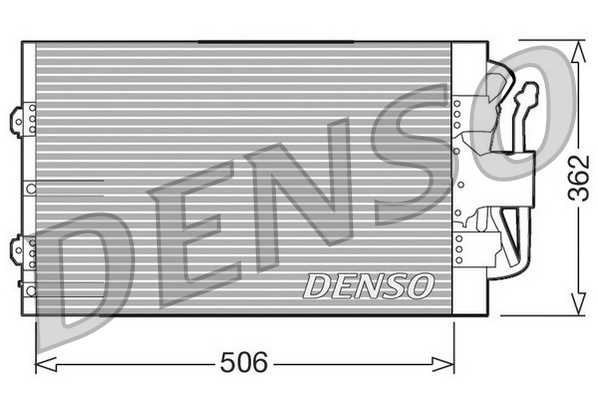 Denso Airco condensor DCN10004