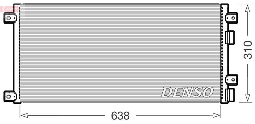 Denso Airco condensor DCN12006