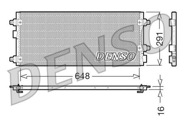 Denso Airco condensor DCN13003