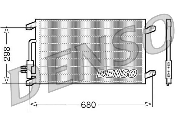 Denso Airco condensor DCN13016