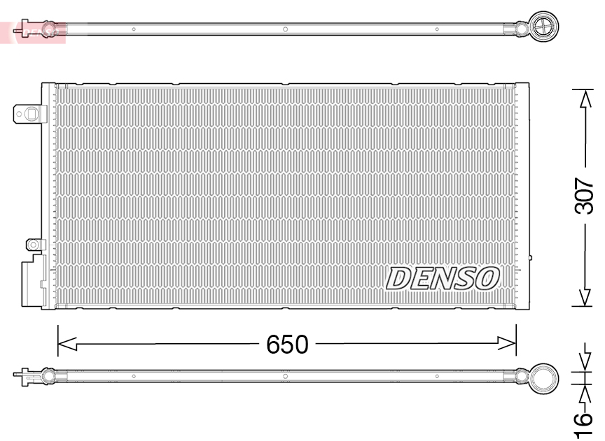 Denso Airco condensor DCN15005