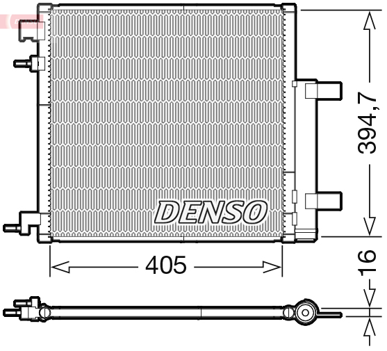 Denso Airco condensor DCN15006