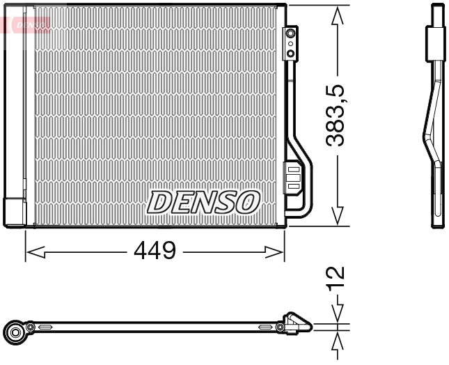 Denso Airco condensor DCN16002