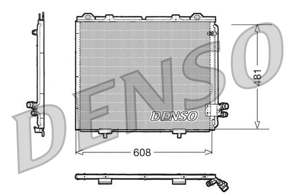 Denso Airco condensor DCN17017