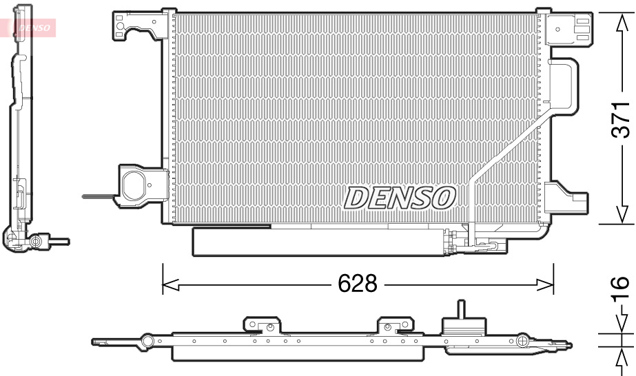Denso Airco condensor DCN17026