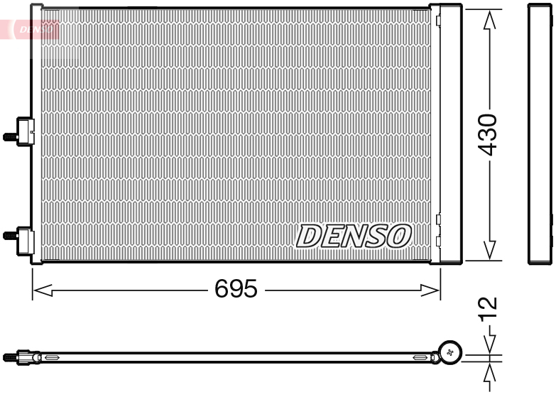 Denso Airco condensor DCN17061