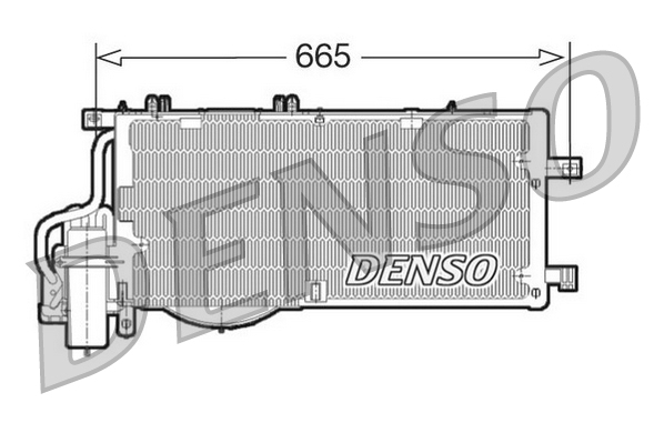 Denso Airco condensor DCN20016