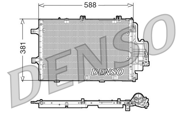 Denso Airco condensor DCN20020