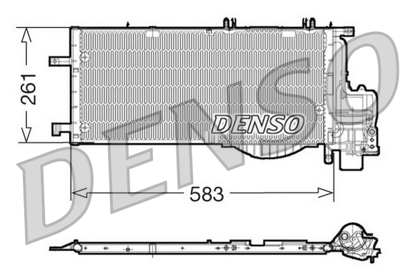 Denso Airco condensor DCN20022