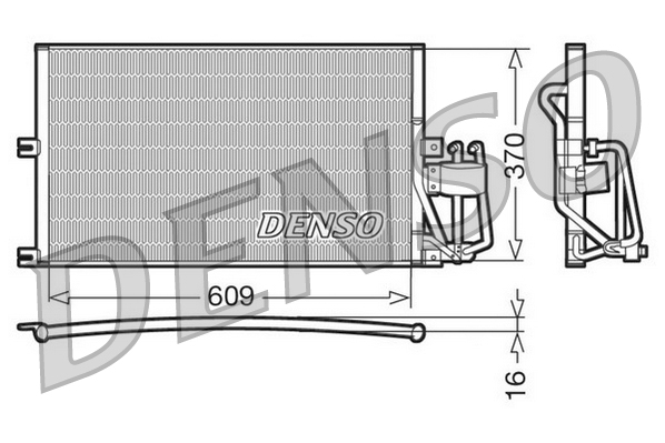 Denso Airco condensor DCN20029