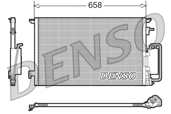 Denso Airco condensor DCN20032