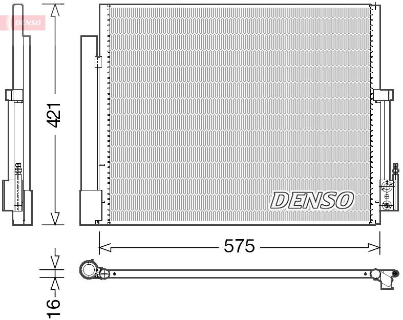 Denso Airco condensor DCN20036