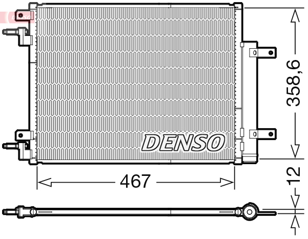 Denso Airco condensor DCN20046