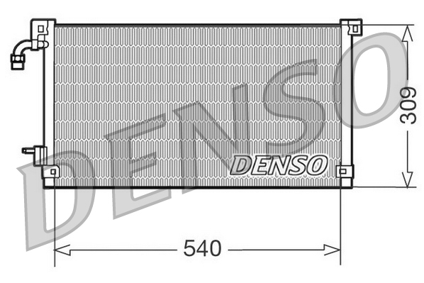 Denso Airco condensor DCN21004