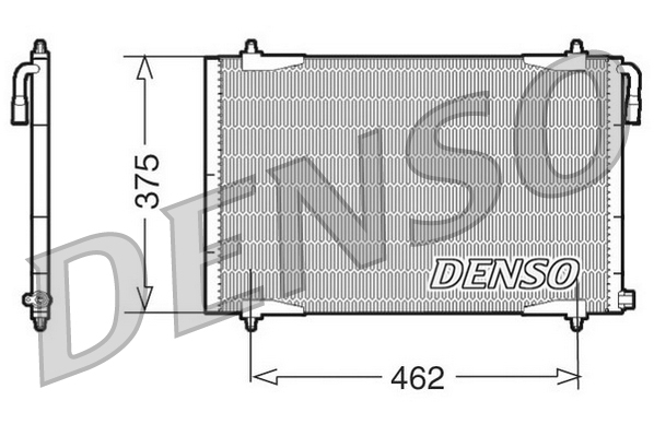 Denso Airco condensor DCN21006
