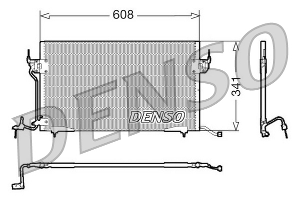 Denso Airco condensor DCN21010