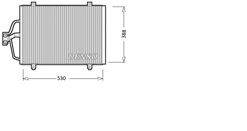 Denso Airco condensor DCN23003