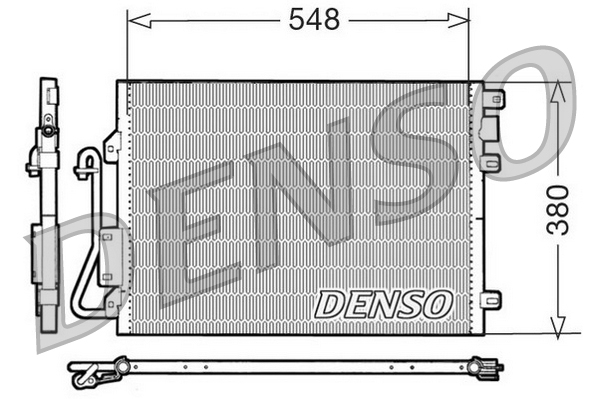 Denso Airco condensor DCN23008