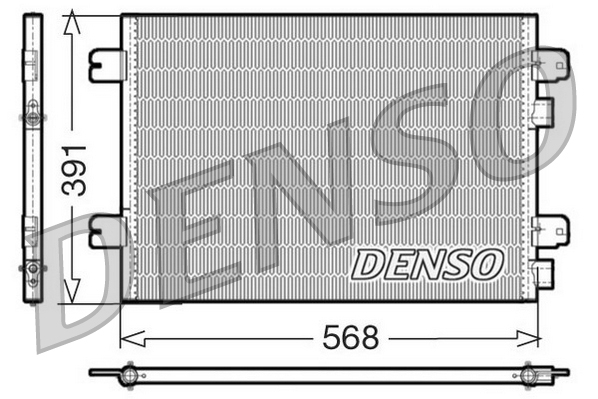 Denso Airco condensor DCN23011