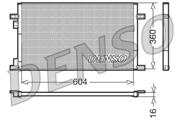 Denso Airco condensor DCN23019