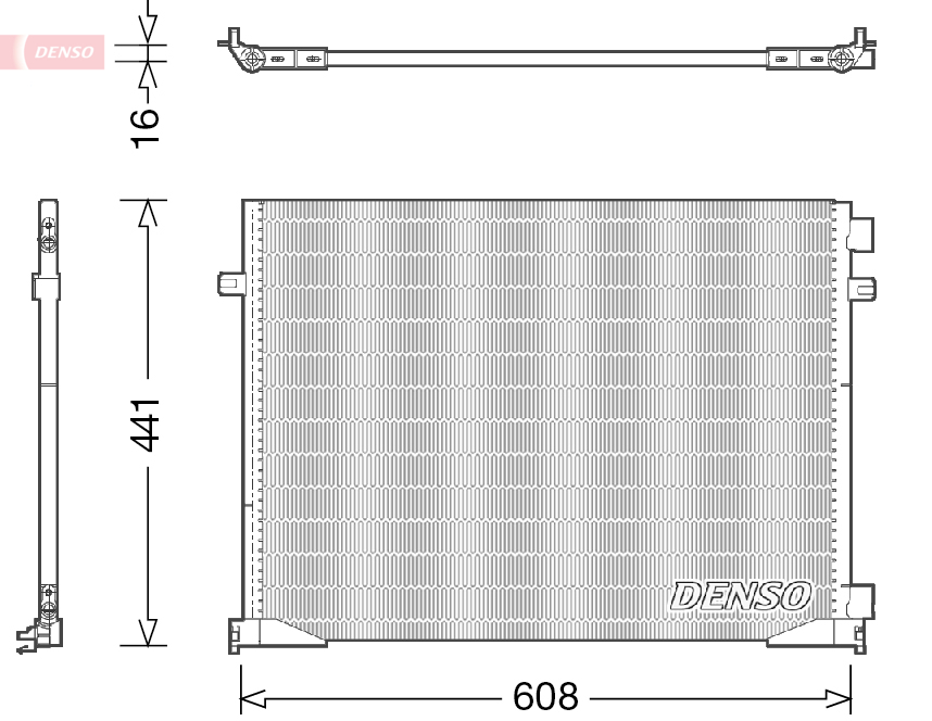 Denso Airco condensor DCN23035