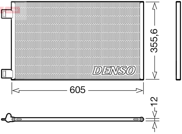 Denso Airco condensor DCN23041