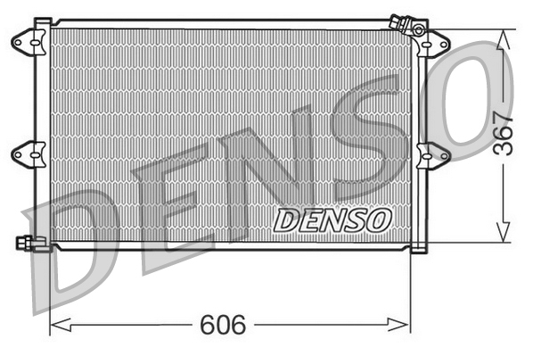 Denso Airco condensor DCN27001