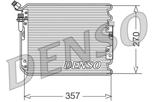 Denso Airco condensor DCN28001