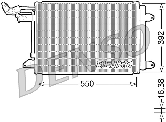 Denso Airco condensor DCN32002