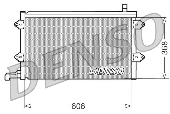 Denso Airco condensor DCN32003
