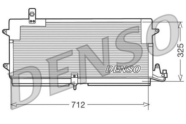 Denso Airco condensor DCN32004