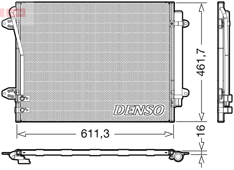 Denso Airco condensor DCN32012